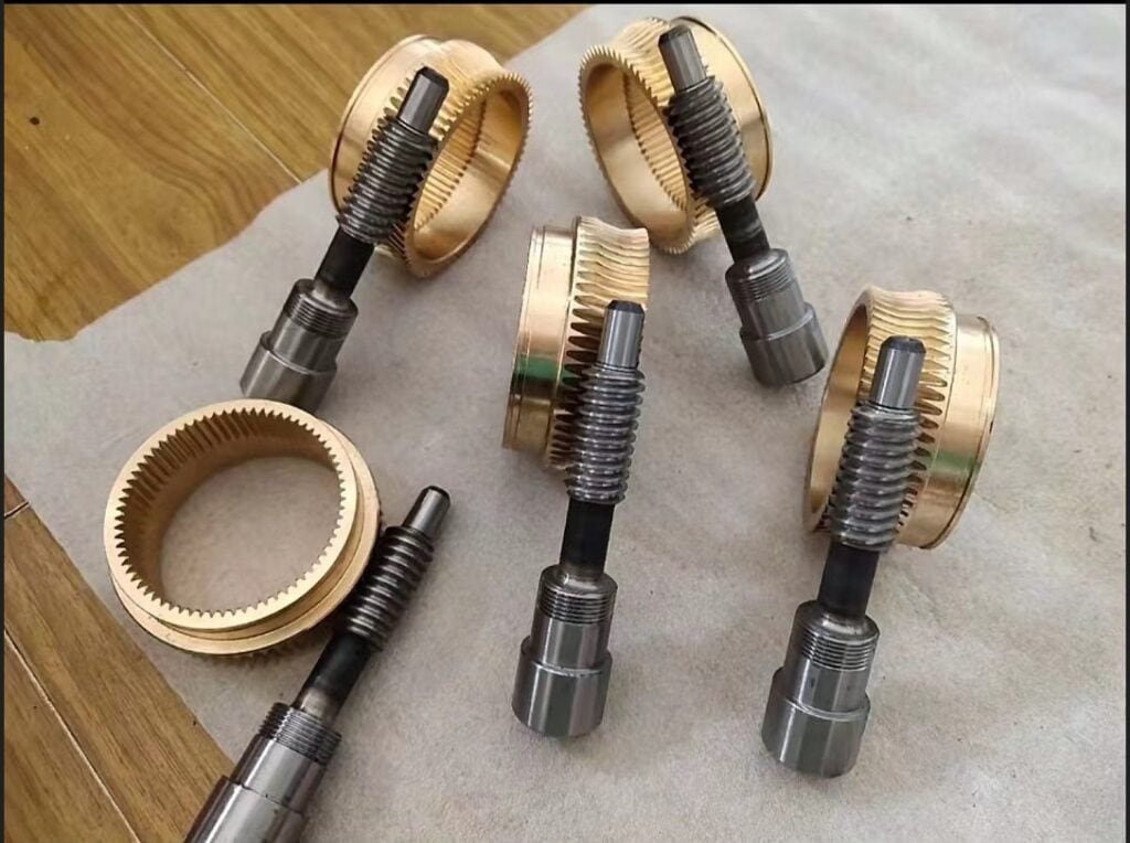 When Worm Gear Is The Optimal Industrial Transmission Solution Custom bronze worm gear and alloy steel worm shaft set for worm gear reducer, self-locking worm gear pair for lifting, mining and metallurgical equipment