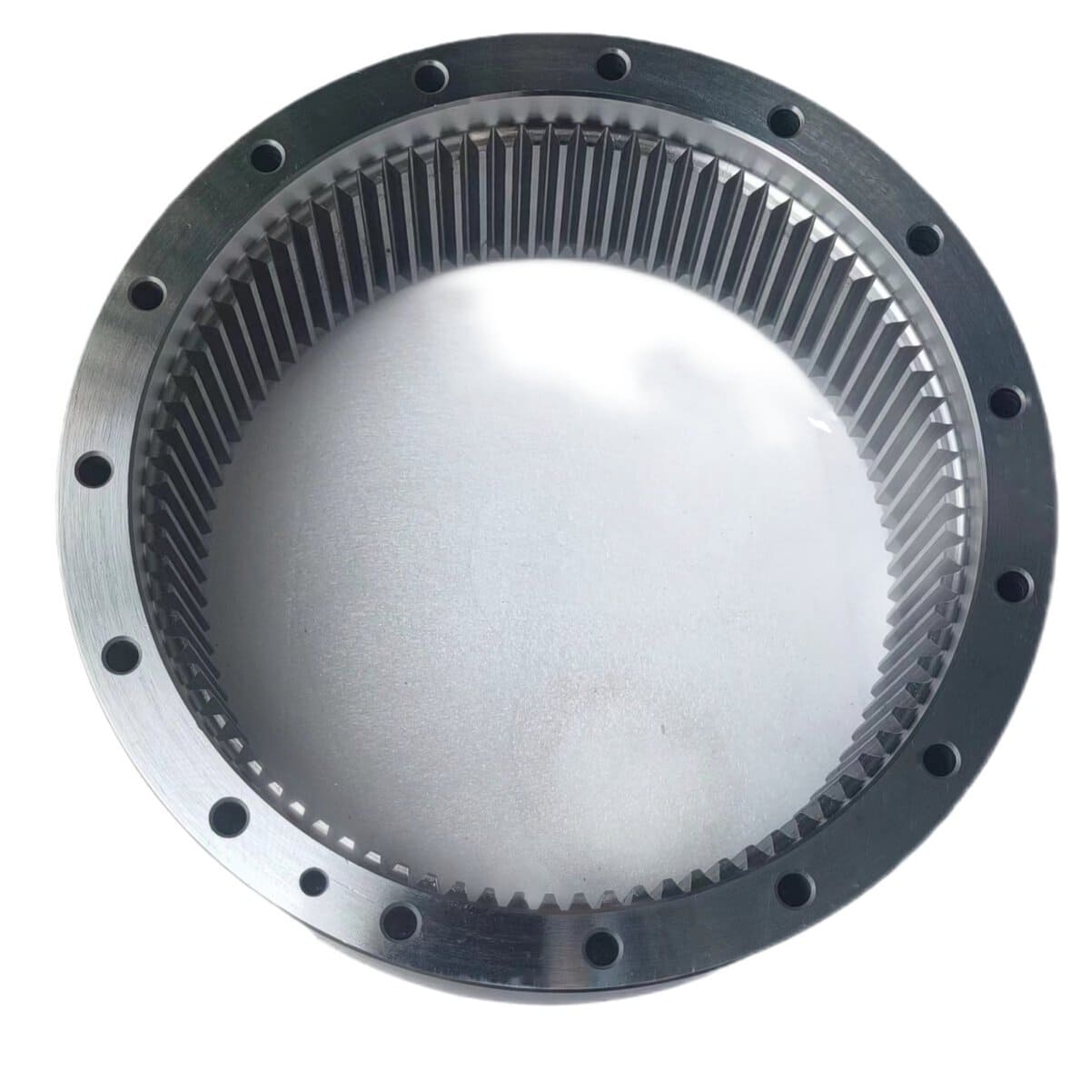 Forged alloy steel internal ring gear, heavy duty internal toothed ring gear for heavy industry transmission