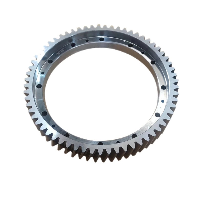  Large alloy steel external ring gear, heavy internal tooth ring gear for rotary kiln and ball mill transmission