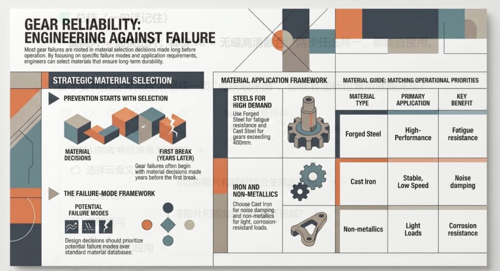 Gear Failures Often Stem From Poor Early Material Selection gear material selection avoid premature gear failure