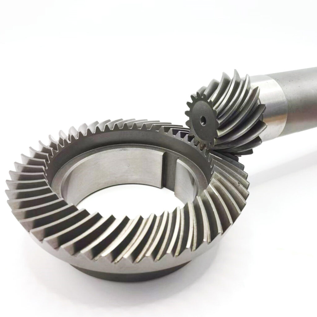 Custom machined bevel gear, bevel tooth gear for angle‑change transmission system