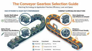 Gearbox types comparison guide for mining conveyor systems