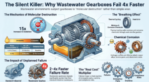 Wastewater Gearbox Premature Failure Causes and Lubrication Solutions