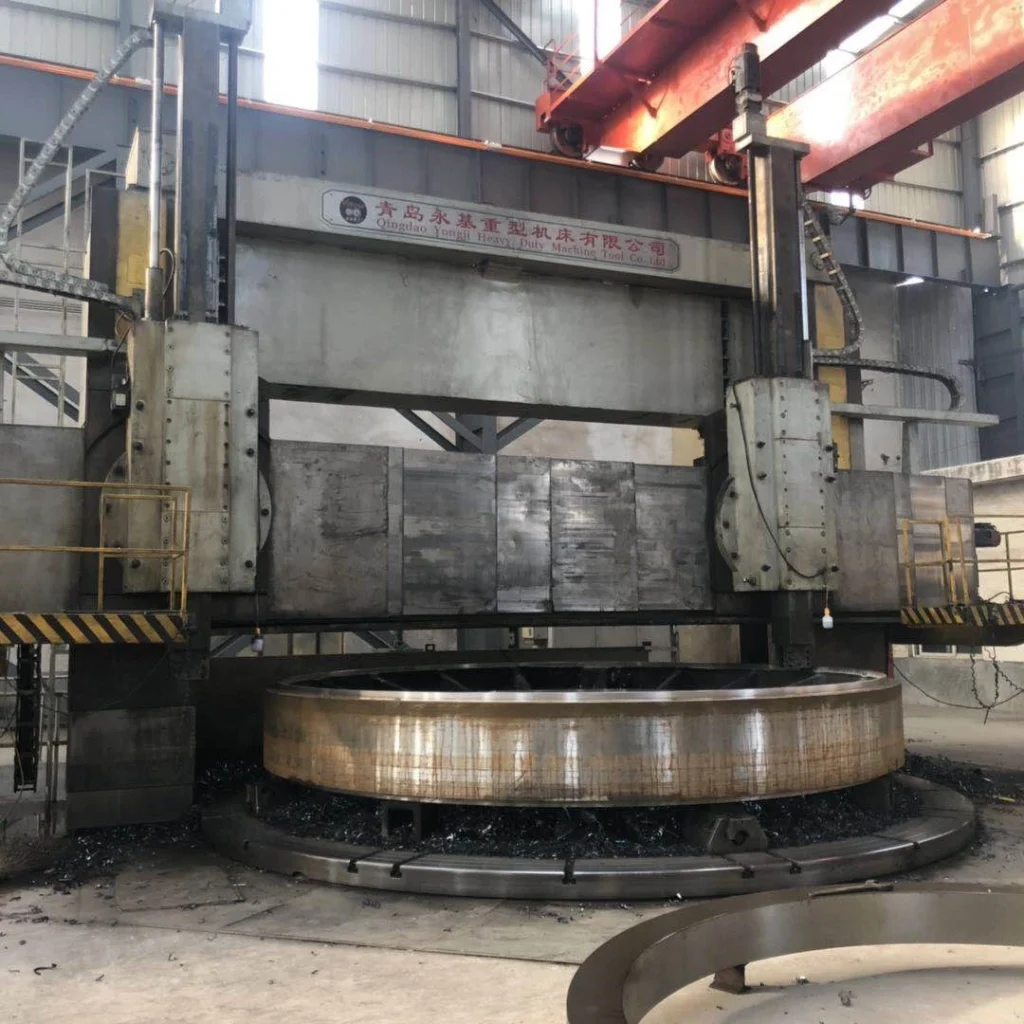 About 6.3m cnc double‑column vertical lathe